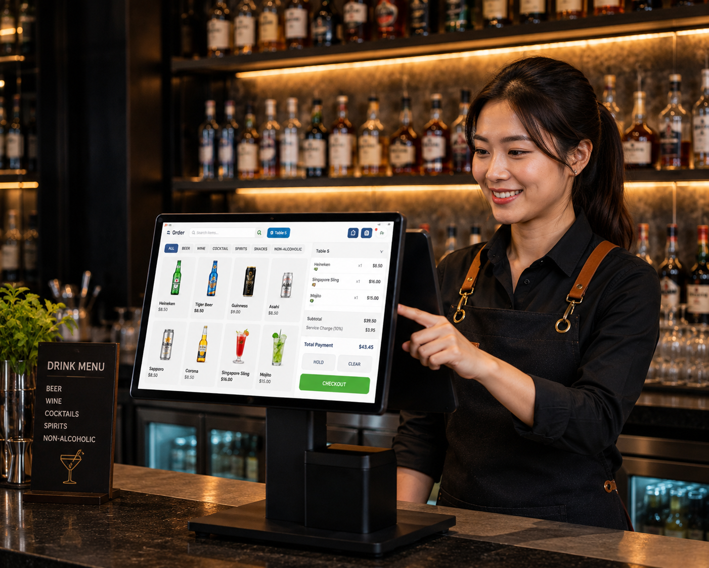 OrderZ Fast Bar POS for Bars & Pubs in Singapore