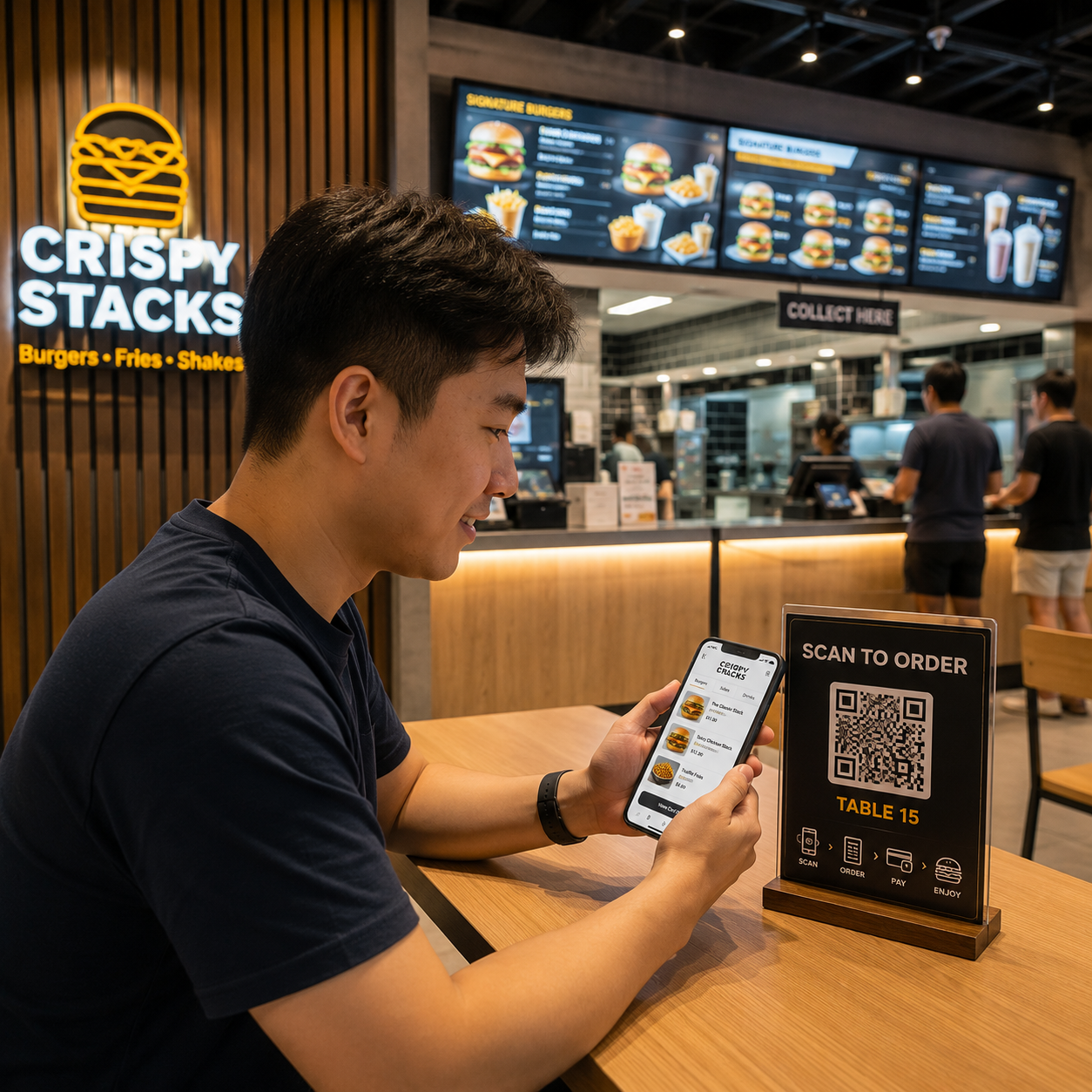 Step 1 - Multi Stall QR Ordering