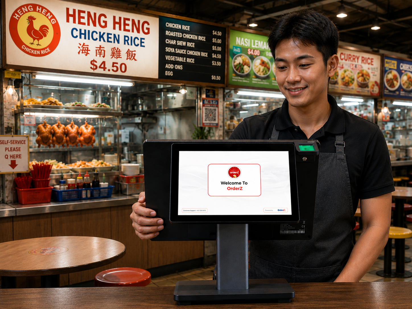 OrderZ Multi-Stall Management System for Food Courts in Singapore